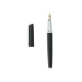 Escritura suave Fuente mate negra bolígrafo de metal de regalo corporativo de alta calidad con logotipo personalizado